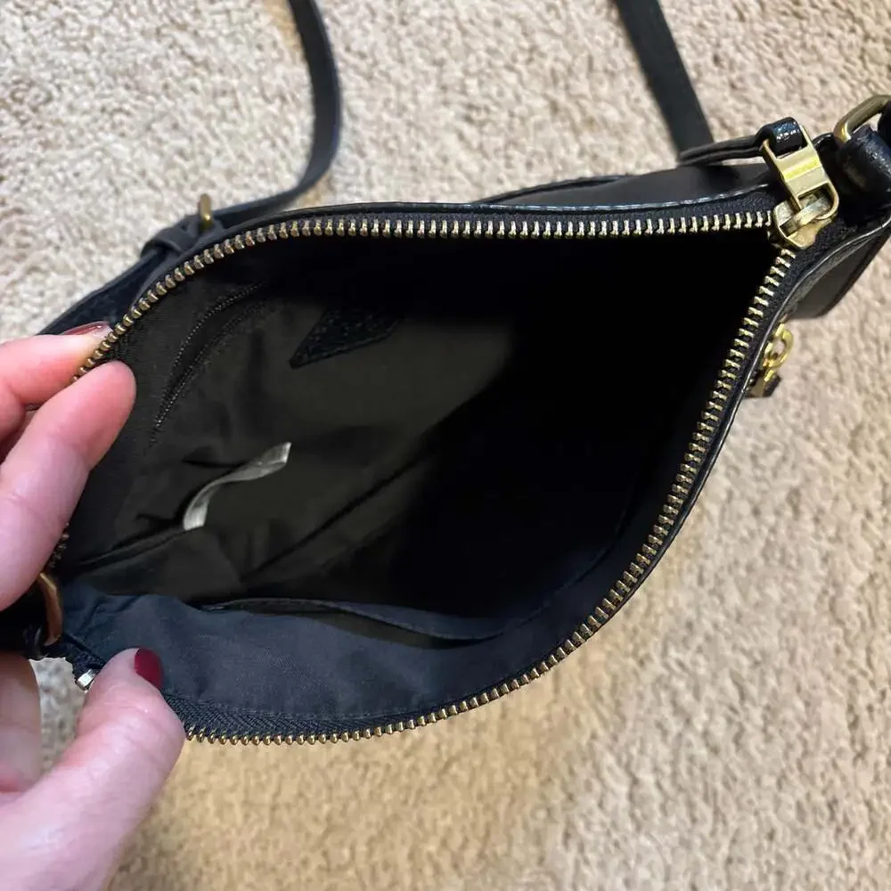 Fossil Fiona Small Crossbody Bag in Black Leather - Picture 6 of 8